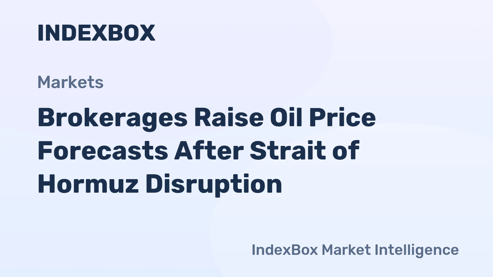 Oil Price Forecasts Raised by UBS, Barclays, Mizuho for 2026-2027 - News and Statistics