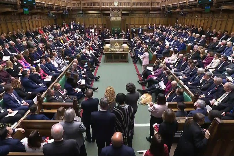 British lawmakers have given their initial approval Friday to a bill to help terminally ill adults end their lives in England and Wales.
