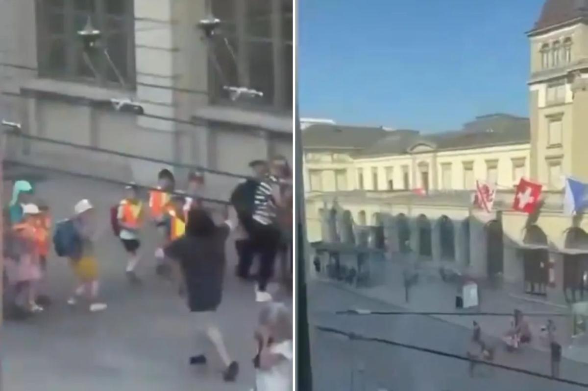 Three stabbed by knifeman shouting ‘Allahu Akbar’ at Switzerland train station in front of terrified children