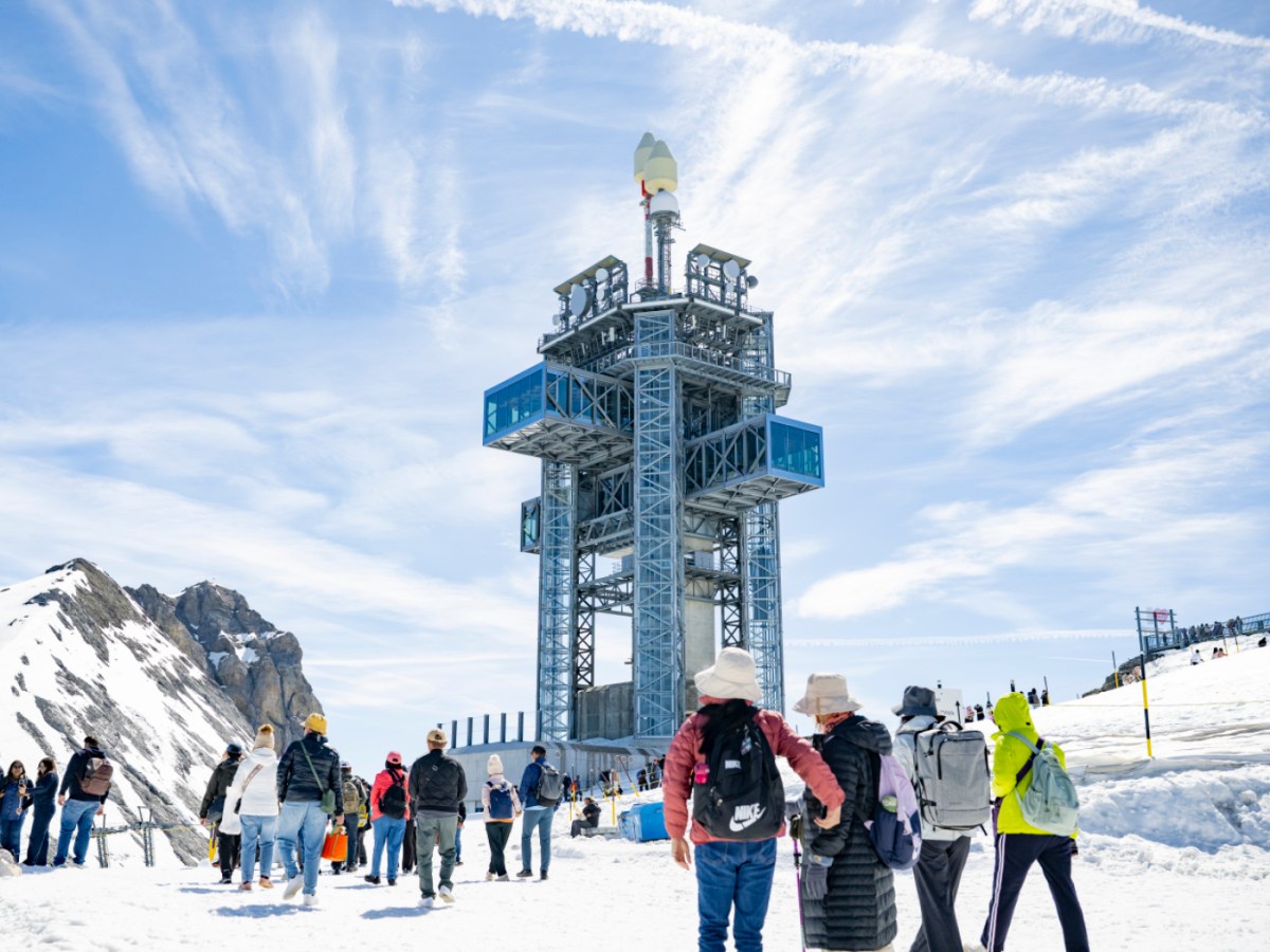 Swiss ski resort opens tower at 3,020 metres above sea level