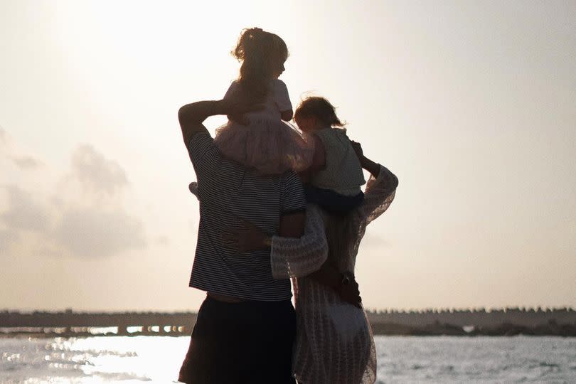 Former beauty queen, Kristina Joksimovic, and her family