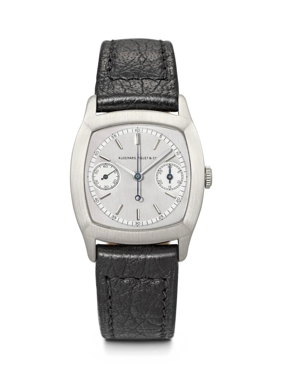 Audemars Piguet, cushion shaped single-button chronograph, circa 1930 fetched $2.7 million