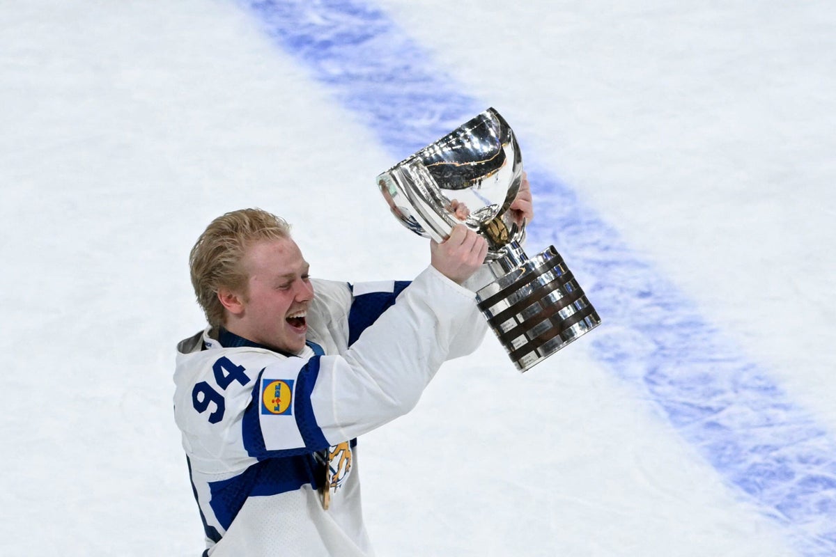 Konsta Helenius lifts Finland to IIHF World Championship victory with OT golden goal