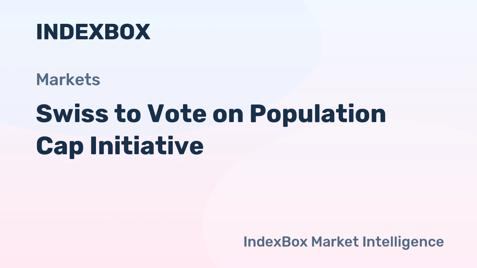 Switzerland's 'No to 10 Million' Initiative: Population Cap Vote Looms - News and Statistics