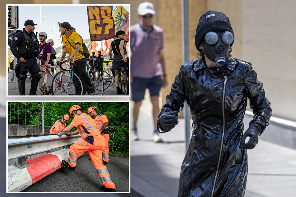 50K G7 protesters shut down major city ahead of Trump visit to French-Swiss border