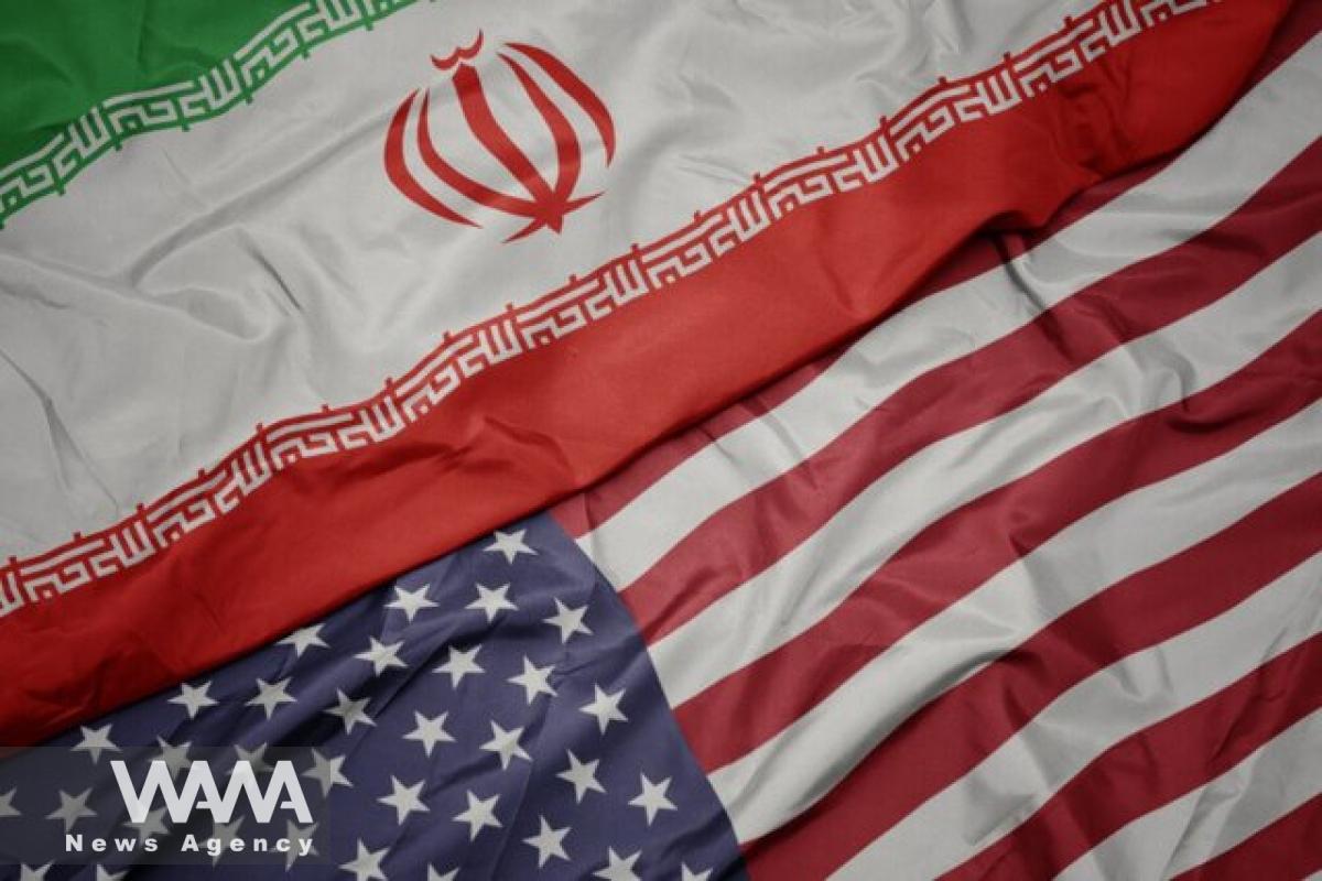 Iran and US Flags / WANA News Agency