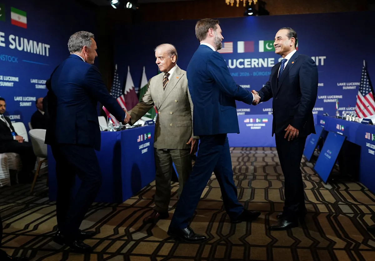 Vance lands in Switzerland for Iran talks as Trump threatens 'harder' strikes