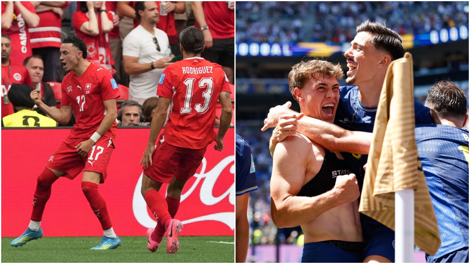 Switzerland top Group B after Canada win as Bosnia dump Qatar out of the World Cup