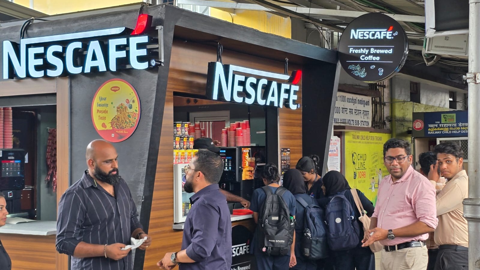 Nestlé Professional brings Nescafé experience to Thrissur railway station