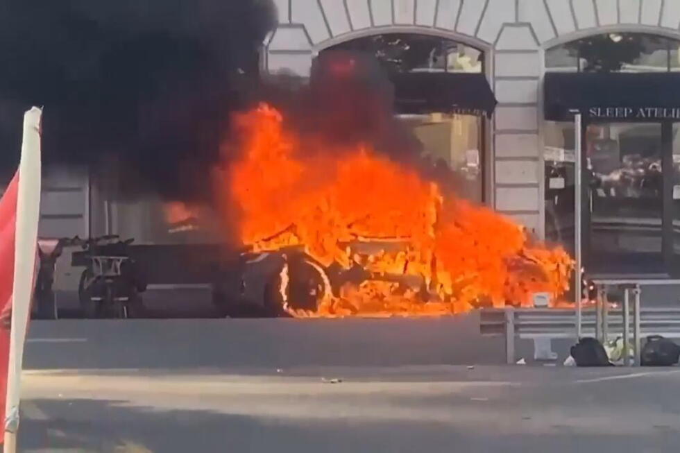 Protesters clash with police in Geneva ahead of G7 summit