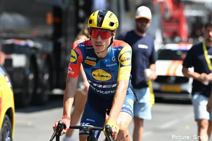 Juan Ayuso at the 2026 Tour de France