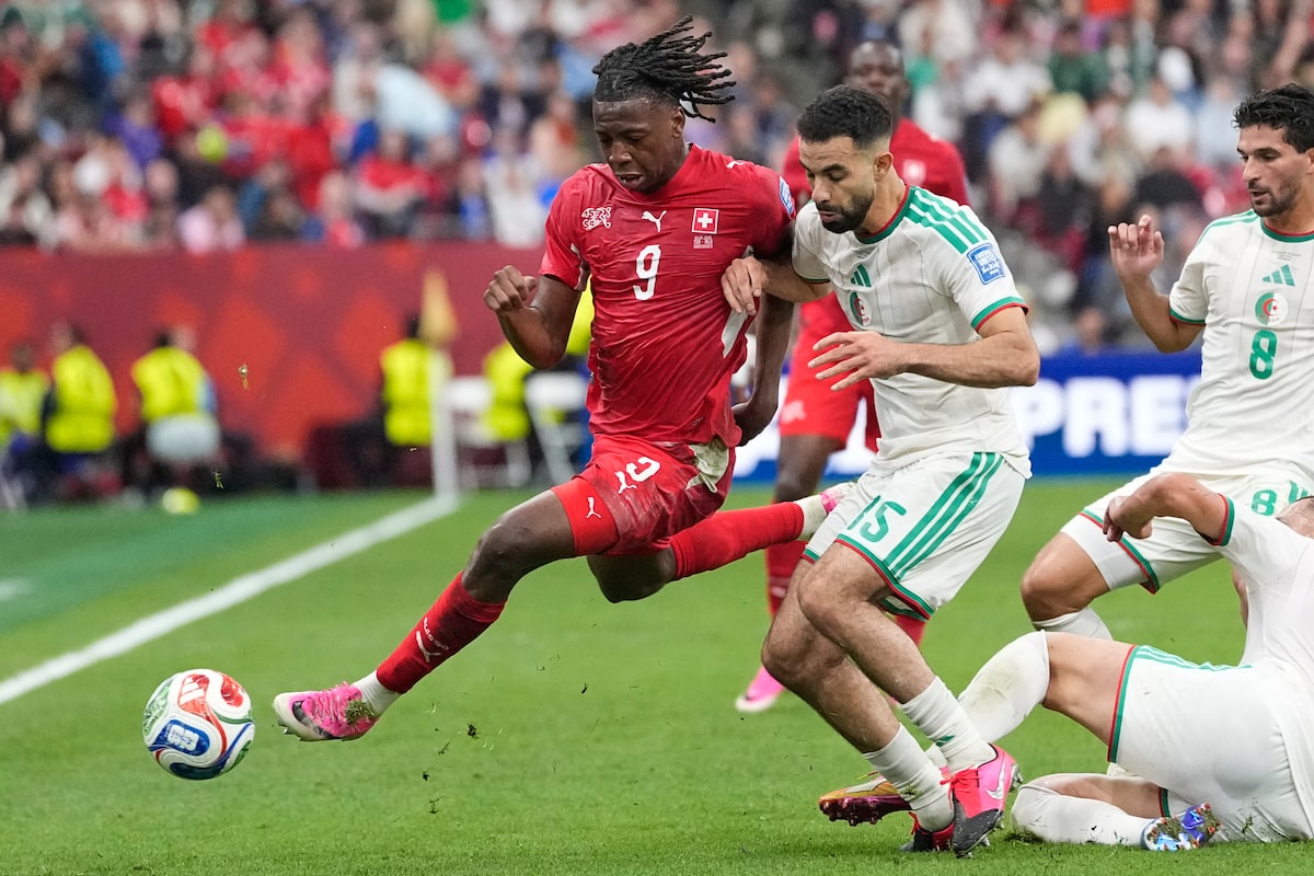 Young Swiss star Manzambi shines at FIFA World Cup