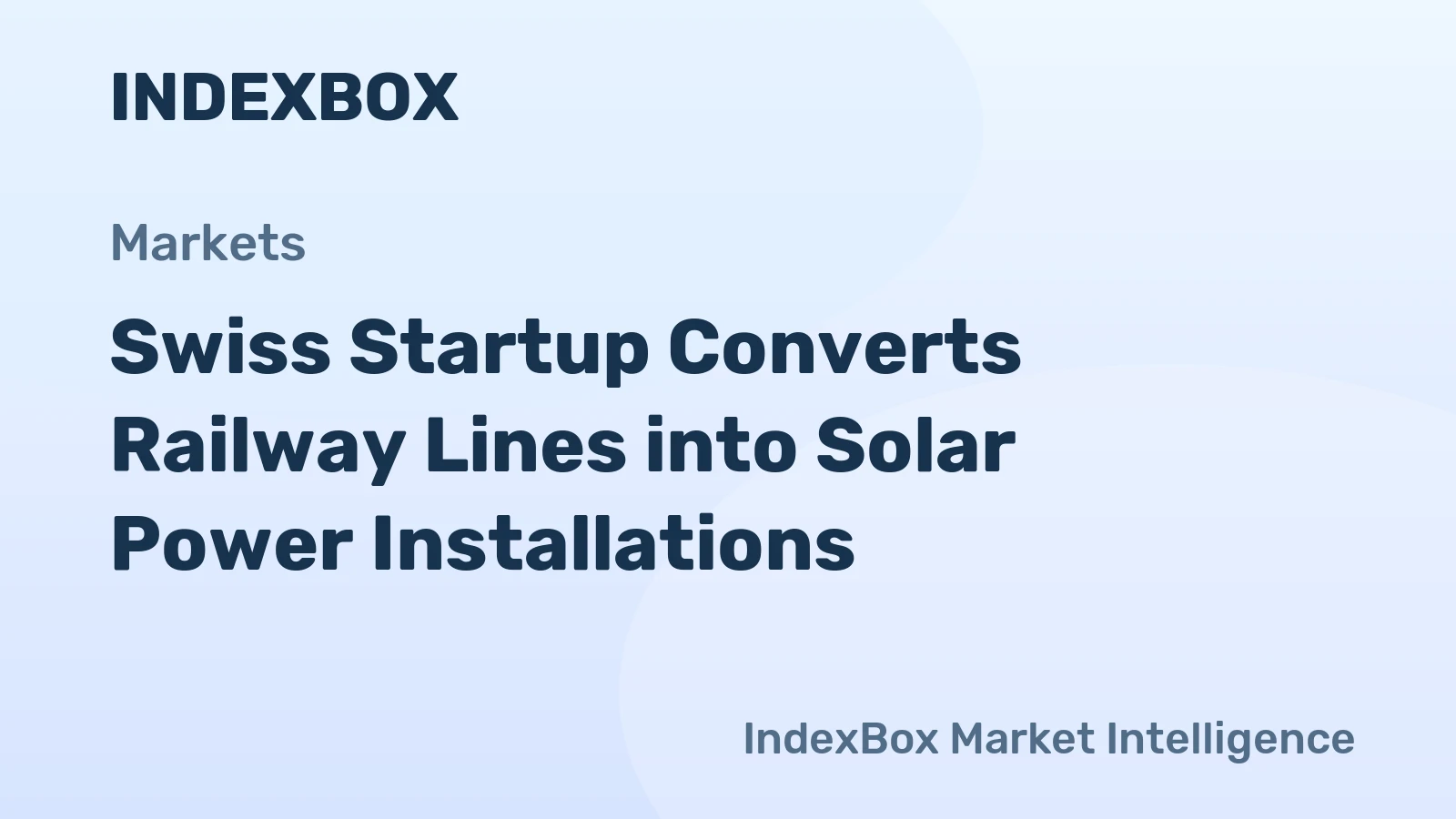 World's First Solar Railway Trial in Switzerland Shows Promising Results - News and Statistics