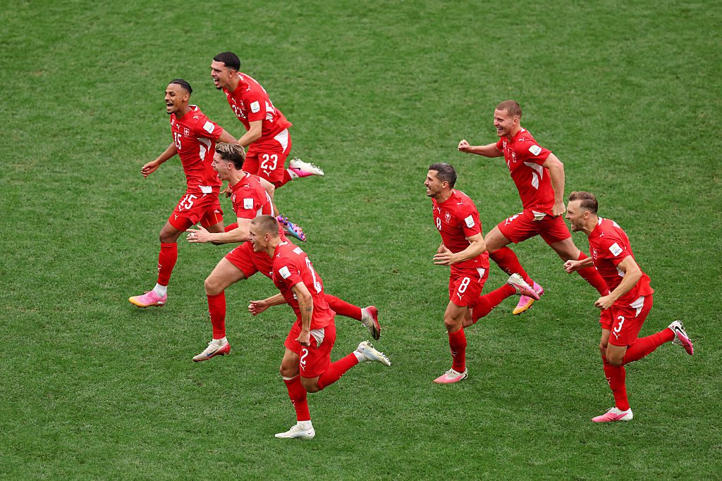 Switzerland v Colombia: Swiss reach first World Cup quarter-final in 72 years
