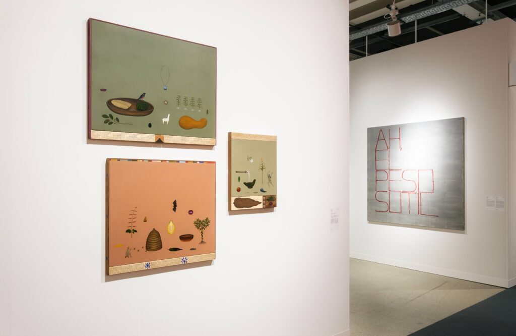 Installation view, Casas Riegner gallery, Art Basel, Basel 2026. Courtesy of the gallery. Photograph by René Thoma