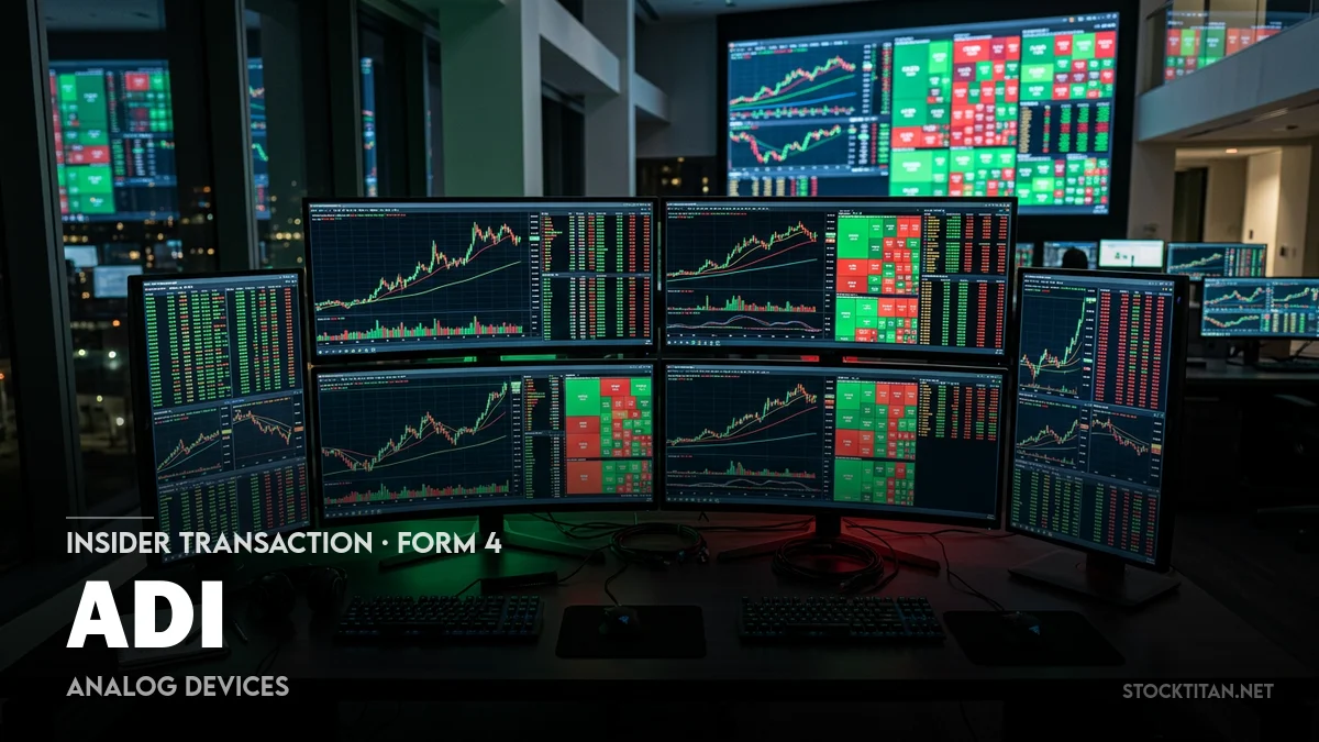 ADI CEO exercises options, sells 10K shares