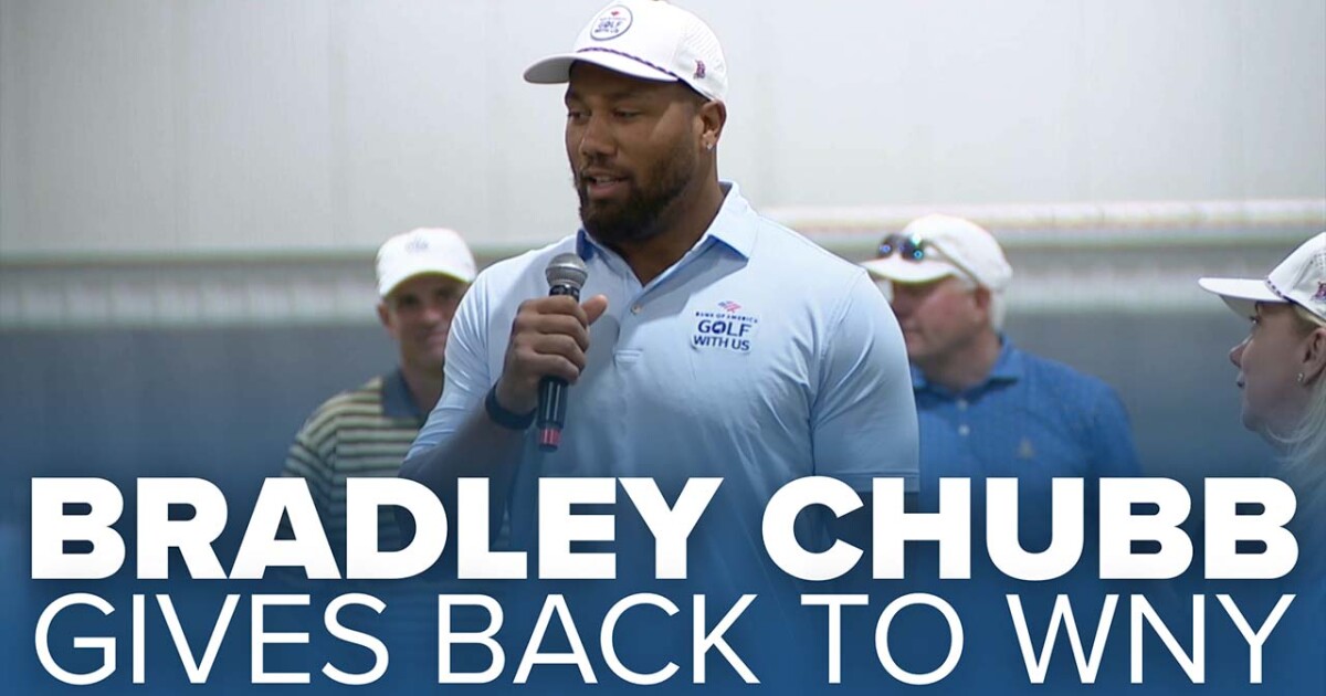 Buffalo Bills linebacker Bradley Chubb giving back to WNY