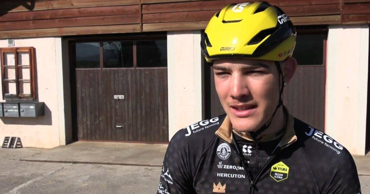 Swiss rider (16) from the Visma team involved in a serious accident