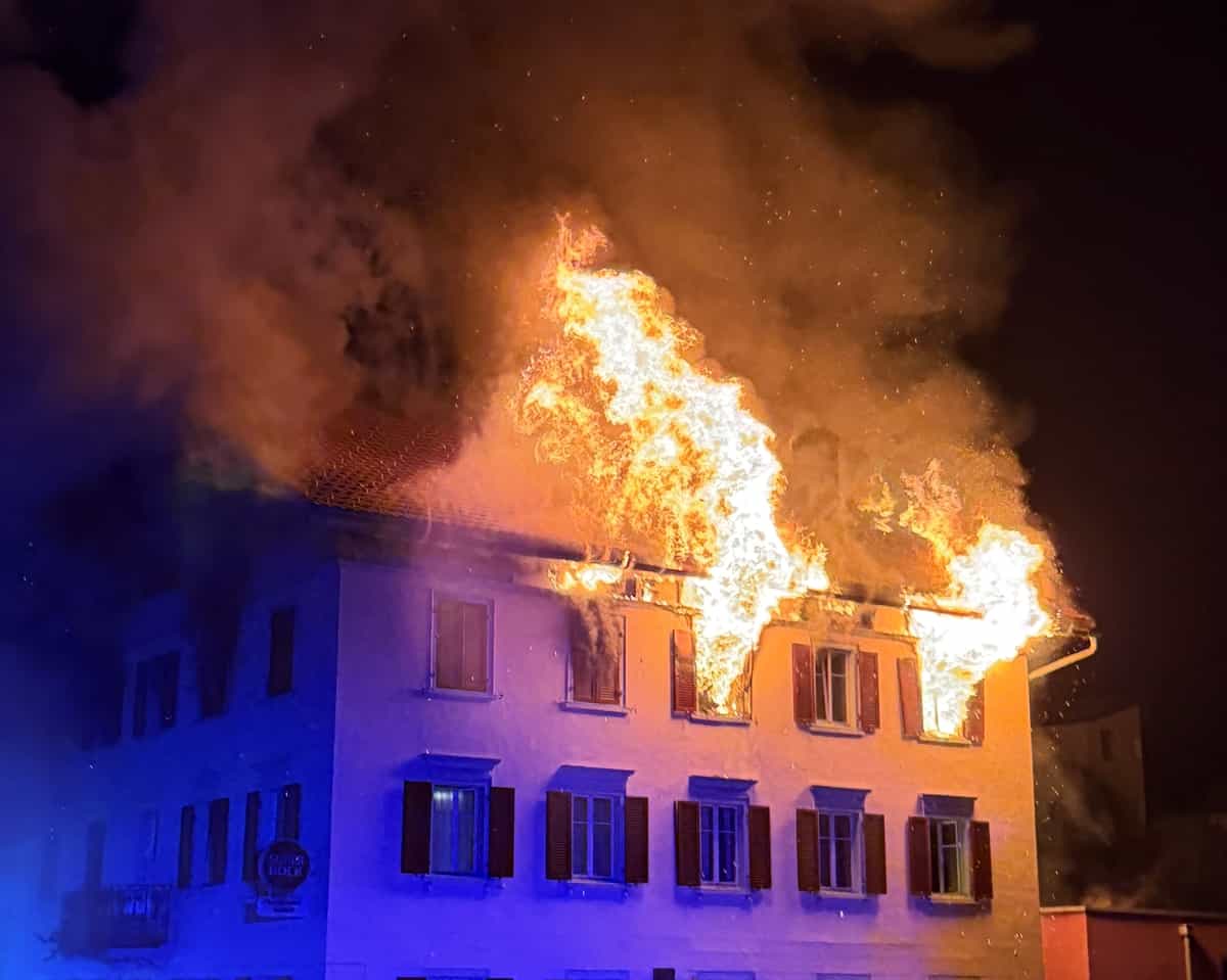 Thusis Restaurant Fire in Switzerland Leaves Five Missing