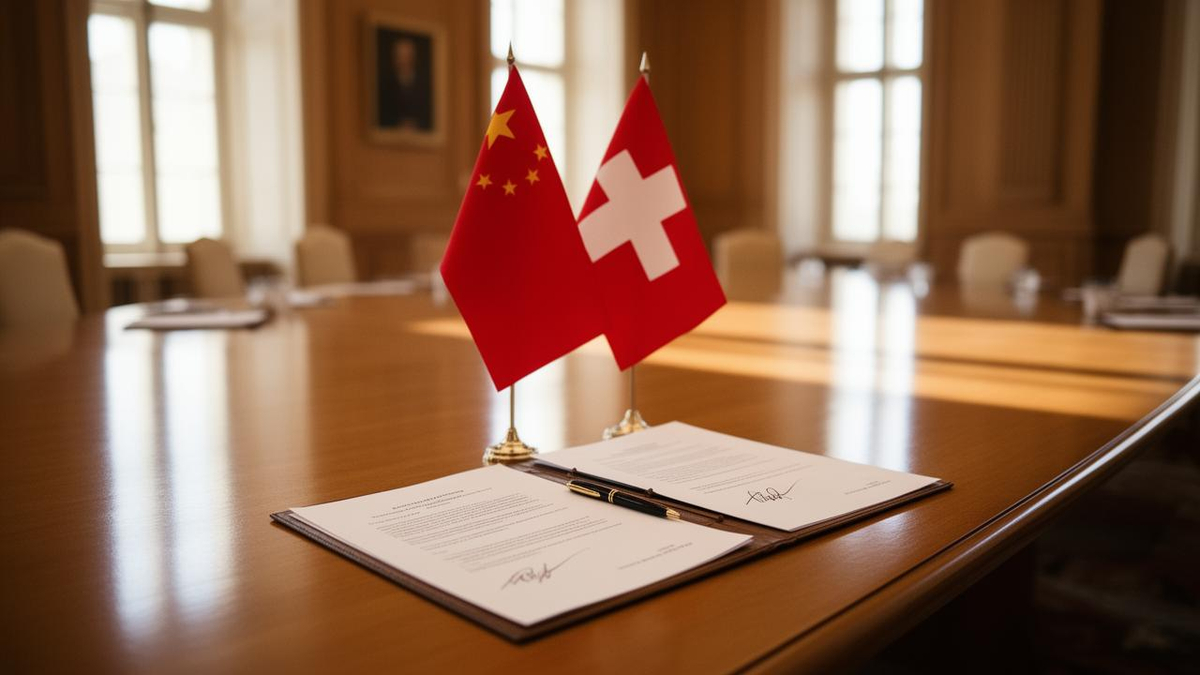 China and Switzerland Complete FTA Upgrade Talks; 99.8% of Swiss Exports to China to Enjoy Zero Tariffs — BigGo Finance