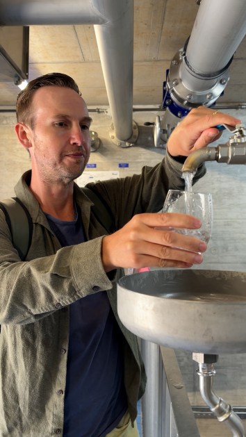 Inside a vital Swiss water source during a record drought