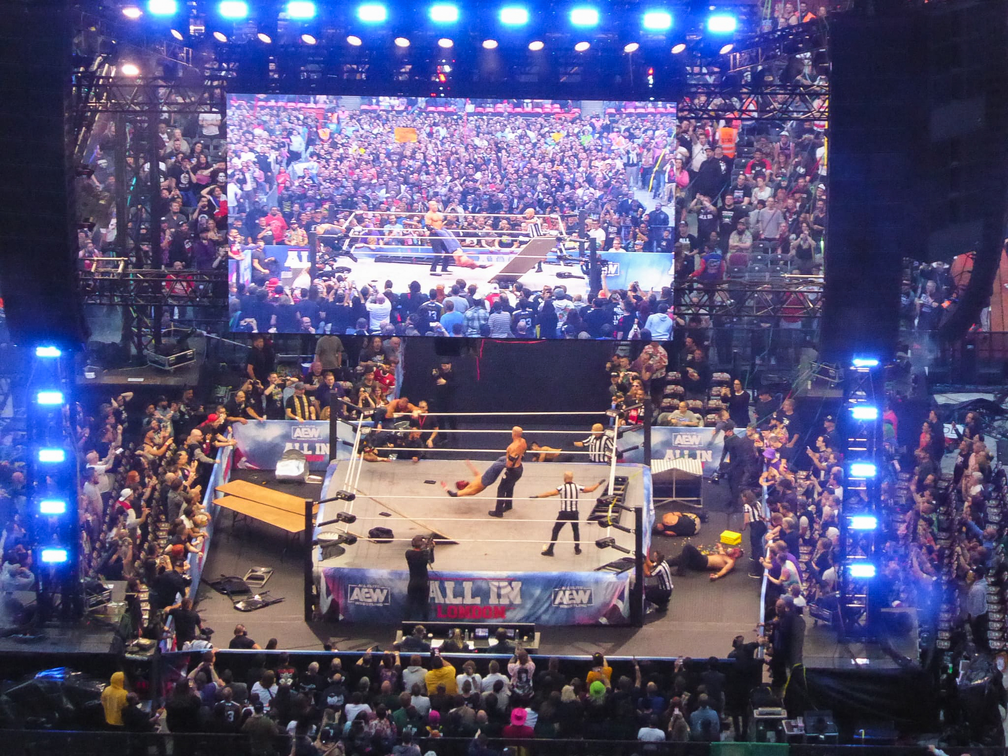 Castagnoli at the 27 August 2023 All Elite Wrestling pay-per-view "All In."