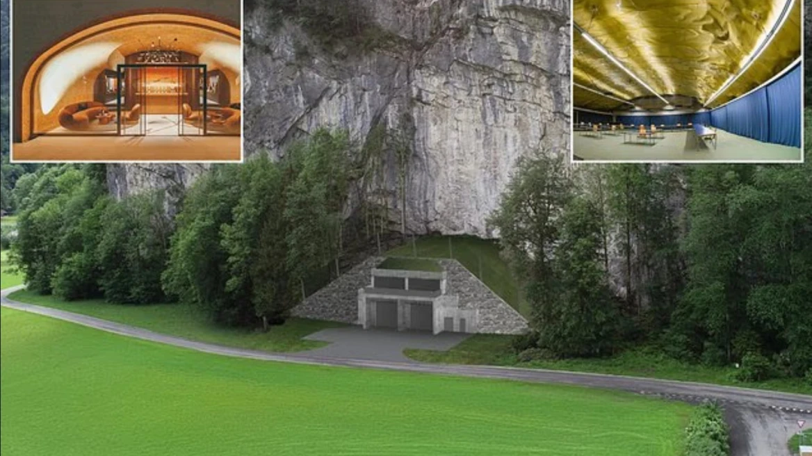 The billionaires’ mega-luxury bunkers in the Swiss Alps: storing valuable assets 100 meters underground