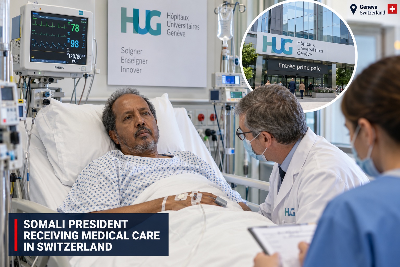 Somali President Reportedly Ill in Switzerland as Questions Grow Over His Health
