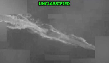 In a screen grab from a video posted on Aug. 24 by US Southern Command, a vessel it said was operating along a drug-trafficking route in the Eastern Pacific.