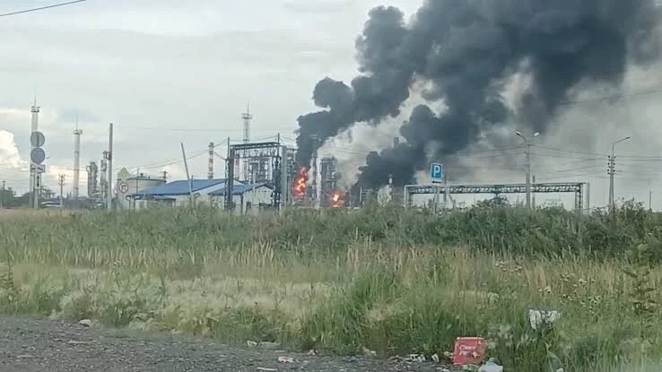 Ukrainian drones reportedly strike chemical plant in Russia