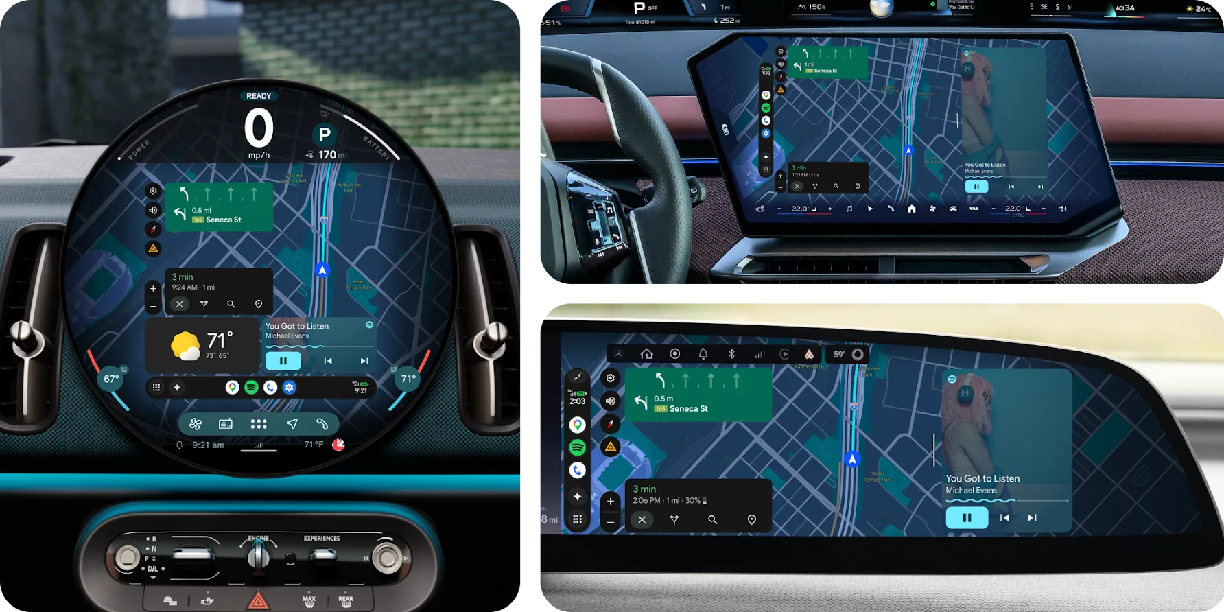 Google vylepšuje Android Auto: Nový design, podpora Full HD videa a integrace Gemini