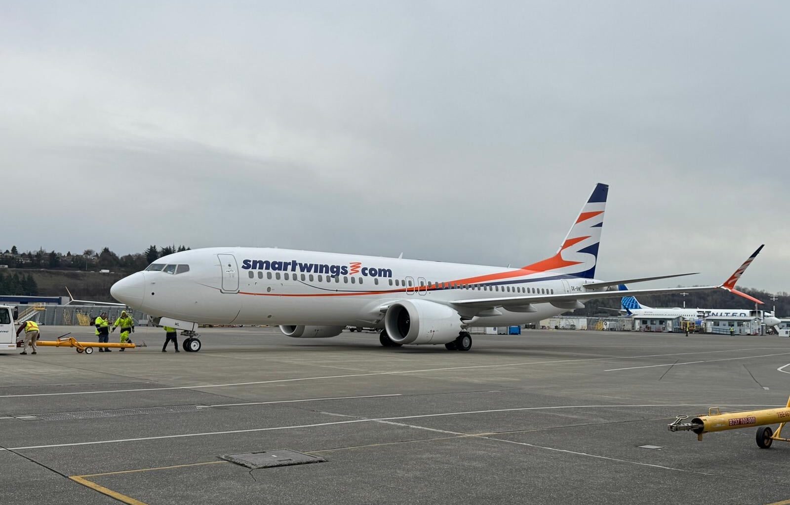 Další nový letoun Boeing 737 MAX 8 letecké společnosti Smartwings. Zdroj: Smartwings