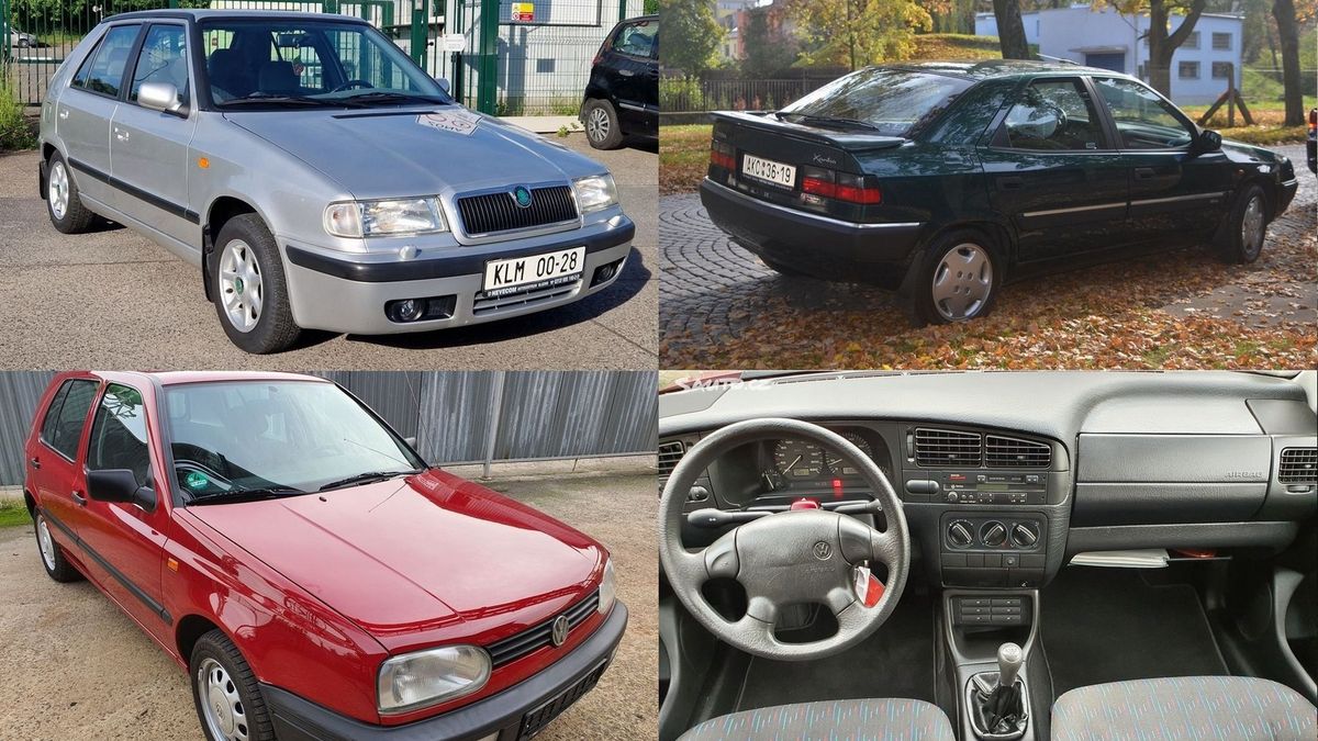 Felicia, trojkový Golf nebo Twingo: Našli jsme skoro nejeté podklady z české inzerce