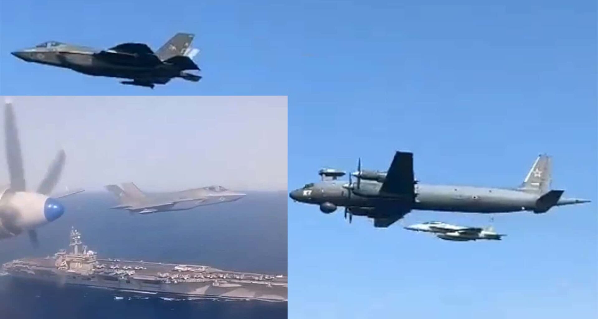 Iljuschin Il-38 belästigt USS Vinson
