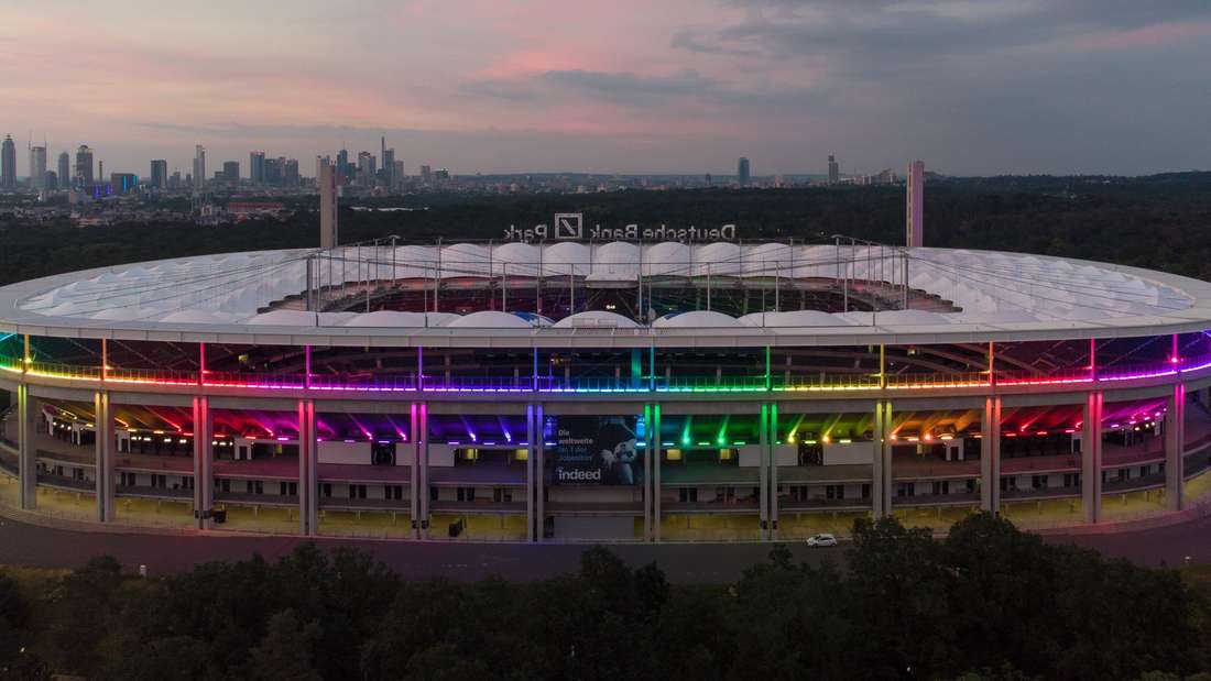 Seit 2021 heißt die Frankfurter Arena Deutsche Bank Park.