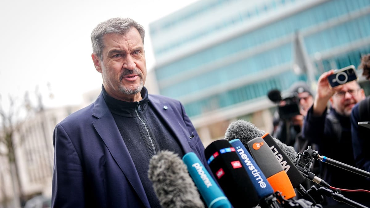 CSU-Chef Söder macht Tempo bei Koalitionsverhandlungen