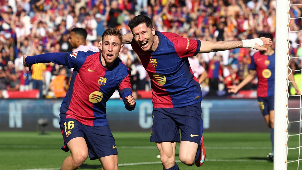 La Liga: FC Barcelona behält dank Lewandowski Polster auf Real madrid