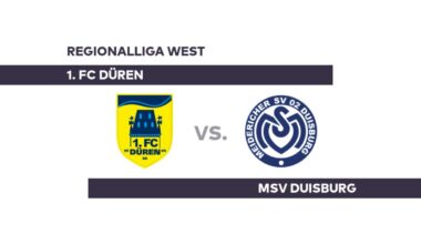 1. FC Düren - MSV Duisburg: Duisburg deklassiert Düren - Regionalliga West
