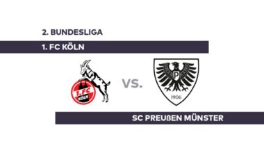 1. FC Köln - SC Preußen Münster: Gelingt Münster der Coup? - 2. Bundesliga