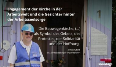Ein Mann mit Bauhelm