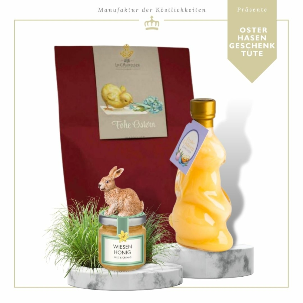 Ostergeschenke Hamburg: Osterhasen-Geschenktüte von L.W.C. Michelsen 