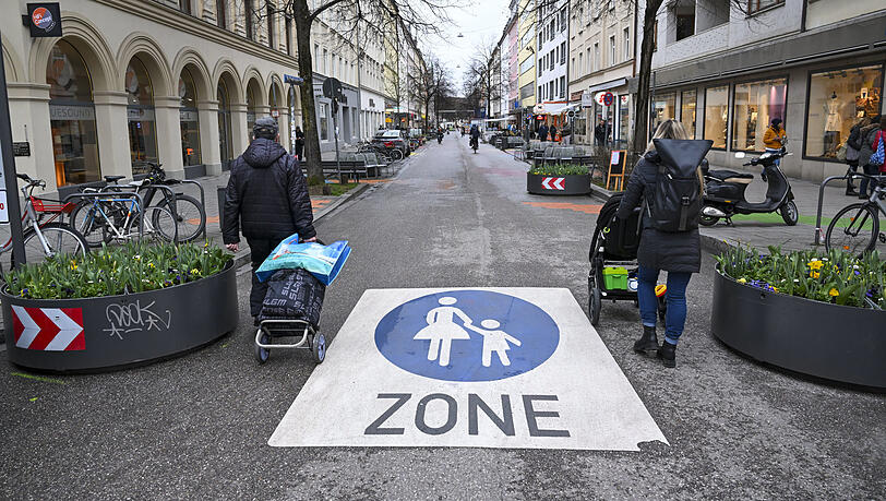 Um diese Fußgängerzone in München gibt es Streit