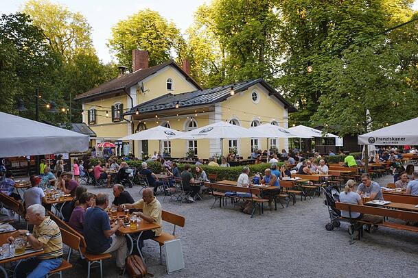 Flaucher Biergarten.