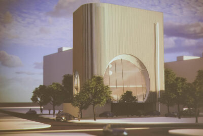 So könnte nach den Plänen der M3-Architekten das neue MKBD-Gebetszentrum in Dresden aussehen.