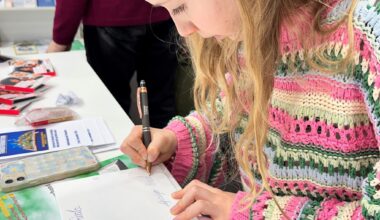 Frieda Sternkopf aus Flöha auf der Leipziger Buchmesse im Einsatz