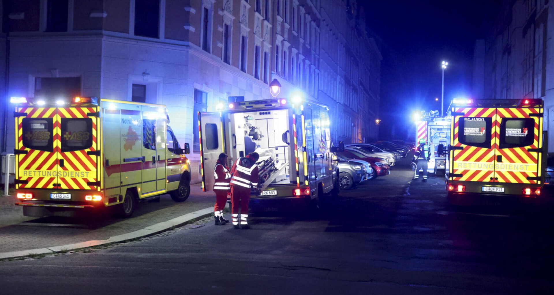Rettungsdienst wegen Rauchentwicklung in Chemnitzer Wohnung