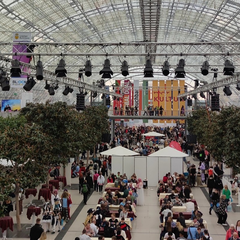 Besuch auf der Leipziger Buchmesse 2025, Foto: Jule Niedergesäß