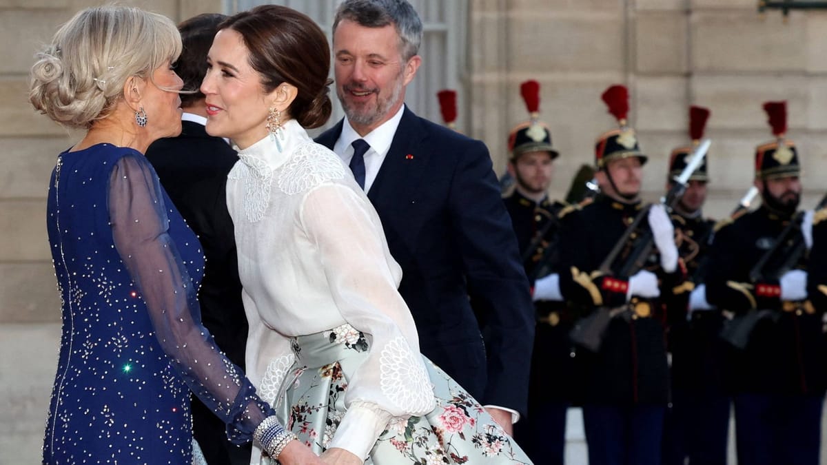 Brigitte Macron und Königin Mary stehlen den Männern die Show