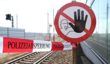 Jugendliche drehten Video auf Zugstrecke – Gleissperrung