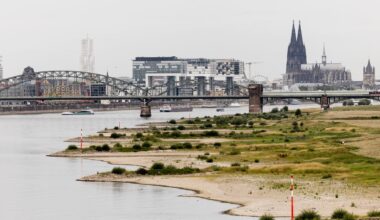 Niedrigwasser und Gefahr für Waldbrände